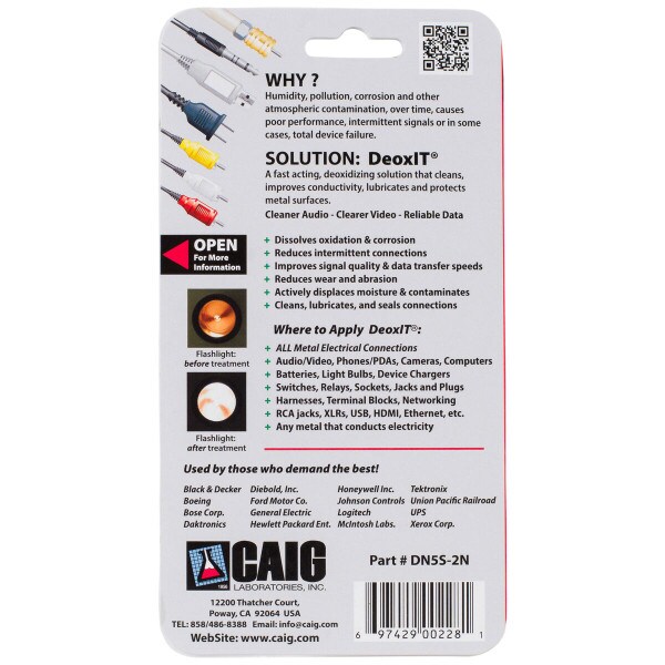 Main product image for CAIG DN5S-2N DeoxIT Mini Spray 40g 341-208